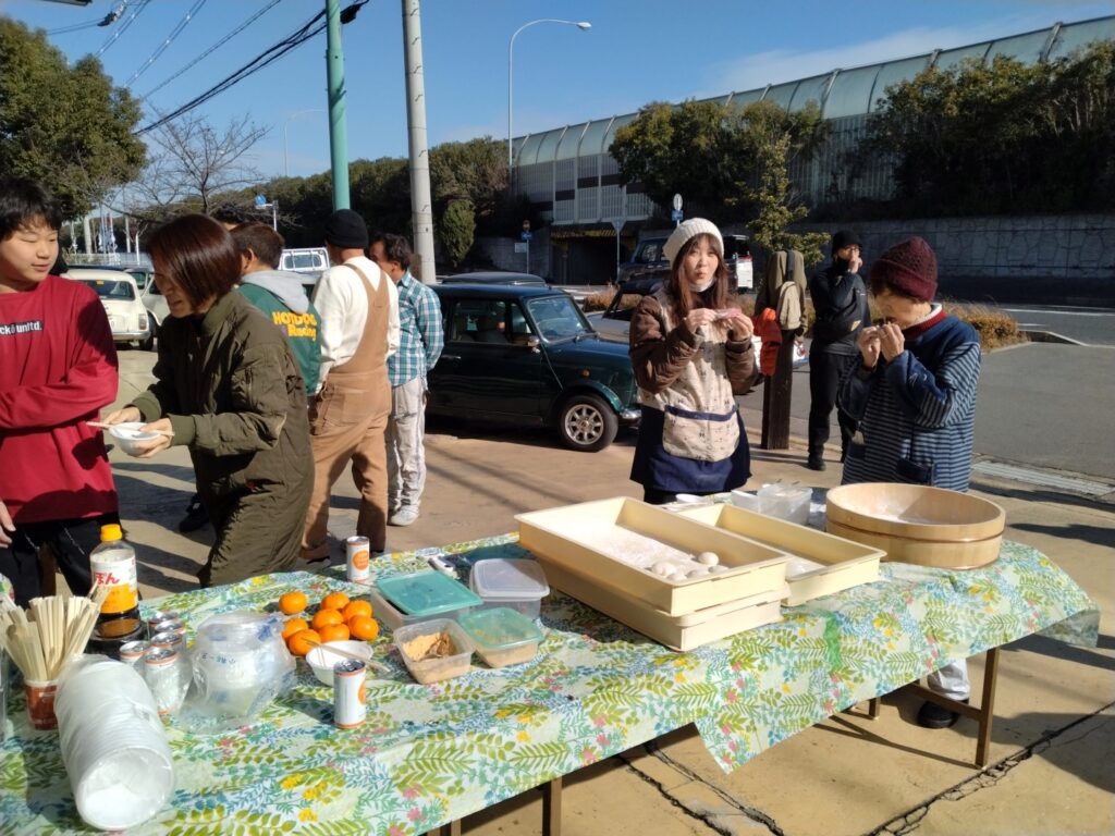 2023.12.24 餅つき大会 4年ぶり！